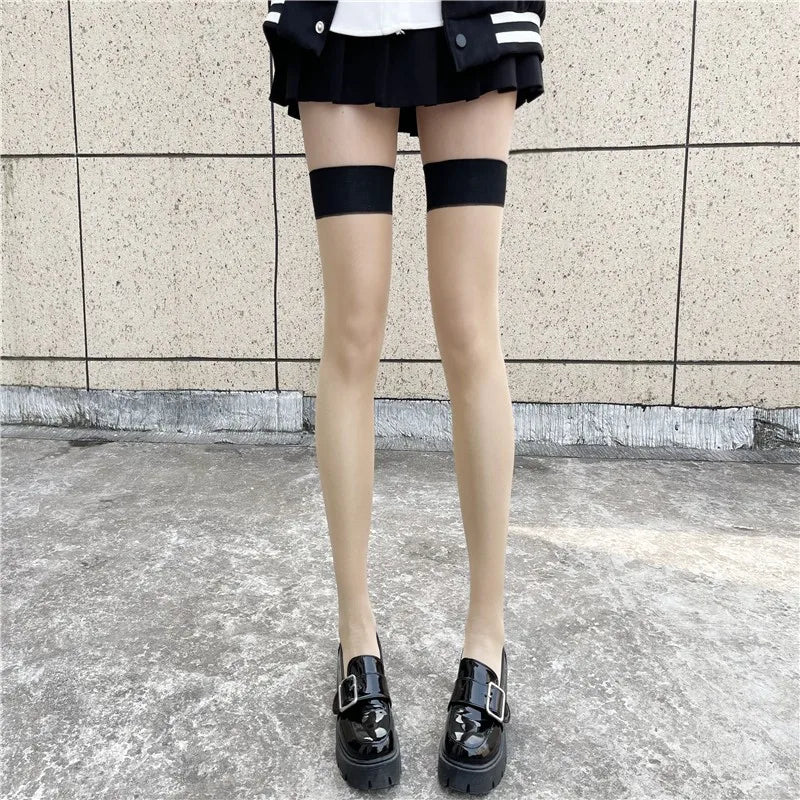 Lace Transparent Thigh High Socks