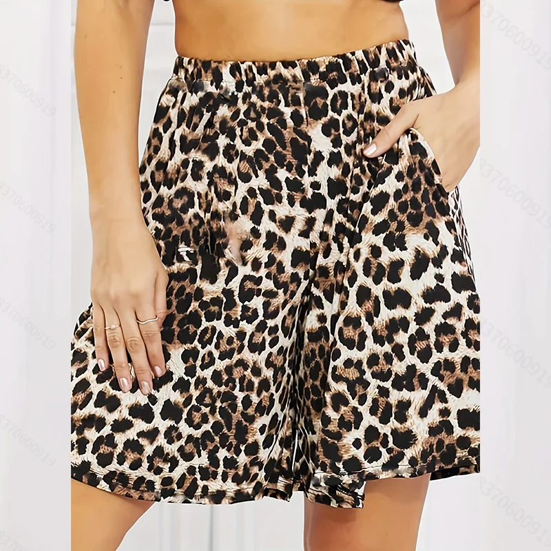 Leopard Print Shorts