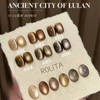 12ml 1-21pcs Brown Gold Cat Eye Gel Nail Polish