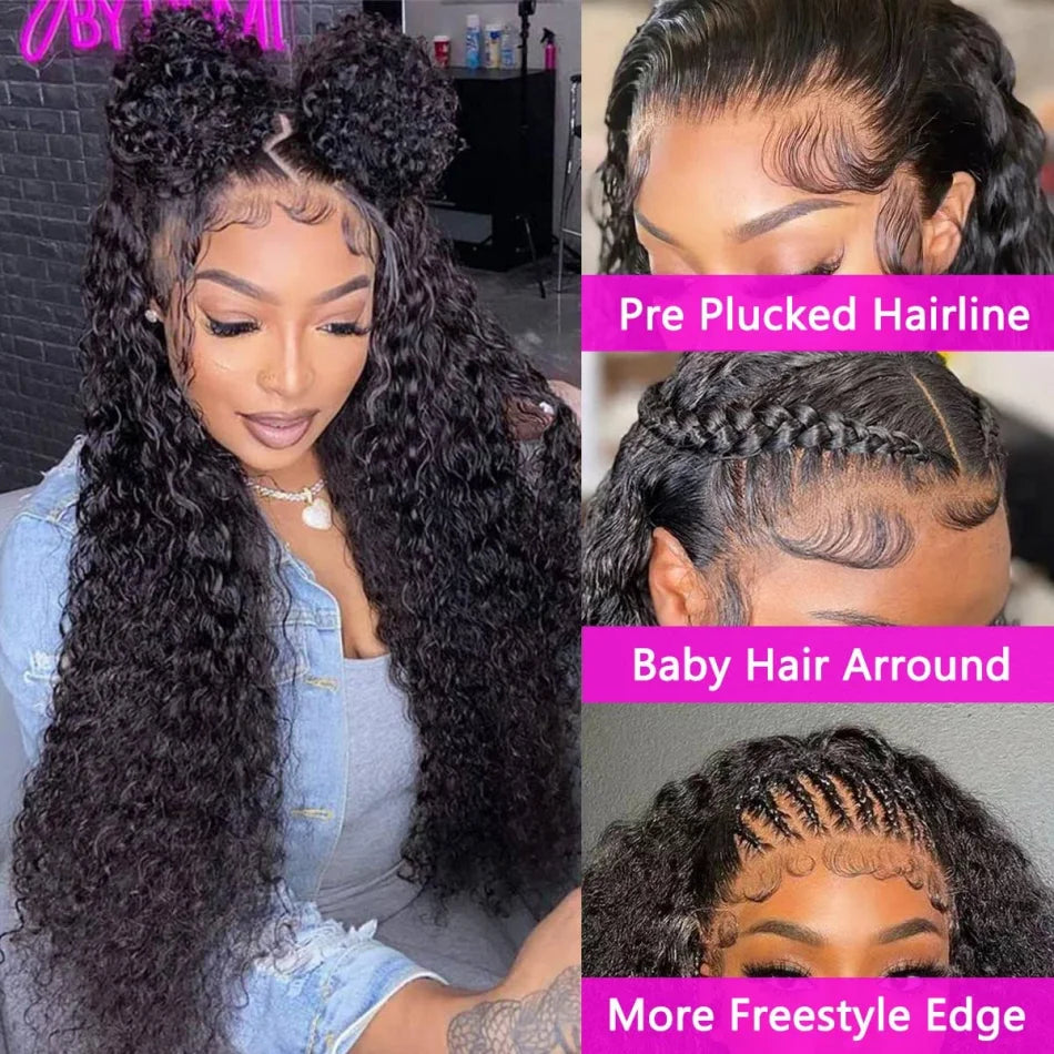 Deep Wave Frontal Wig