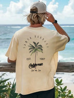 Coconut Tree Letter Printed Tee