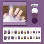 24P Rainbow Fake Nail