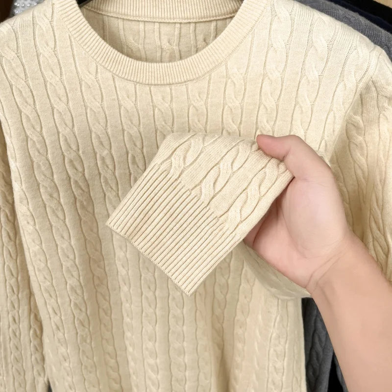 Long-Sleeved Knit Sweater