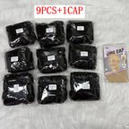 Tight Afro Kinky Bulk Human Hair for Dreadlock Extensions 100% Human Hair 30G/1 Pack 8 Inch Natural Repair Extensions for Braids