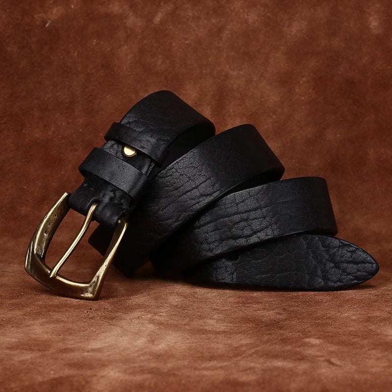 Luxury Copper Buckle Belt