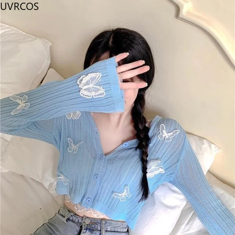 Butterfly Knitted Cardigan