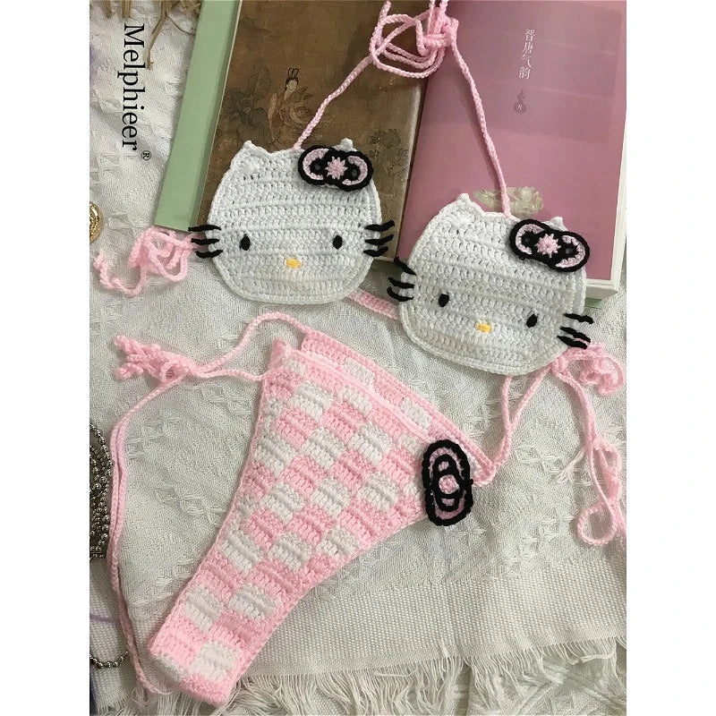 Crochet Kitty Bikini