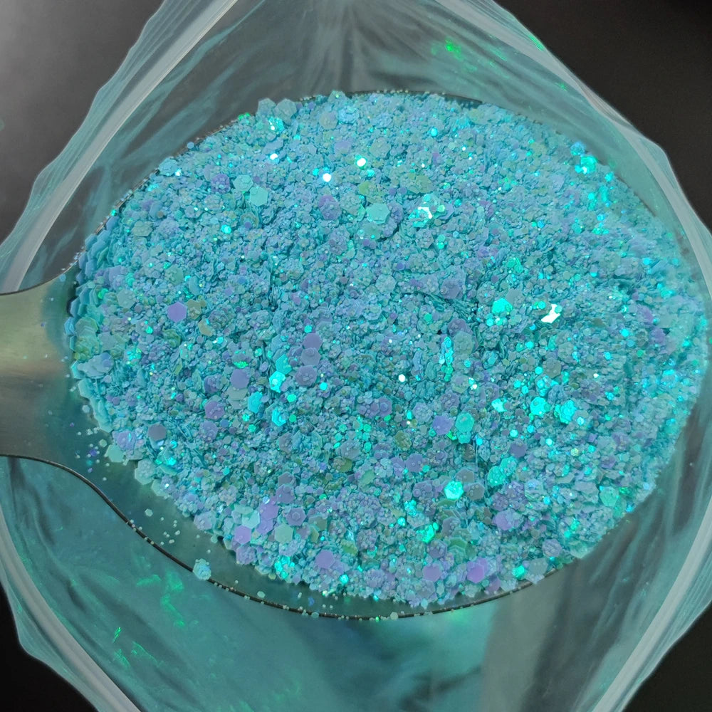 1KG Wholesale Mixed Size Holographic Nails Sequins Manicure Glitter Flakes Paillettes Nail Art Decorations Body/Face Glitter