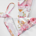 Floral Print Spaghetti Strap Dress