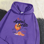 The Aperol Spritz Retro Cocktail Hoodie