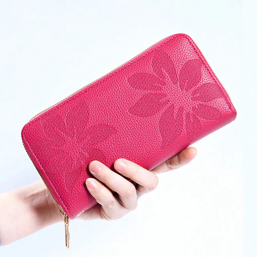 Flower PU Leather Wallet