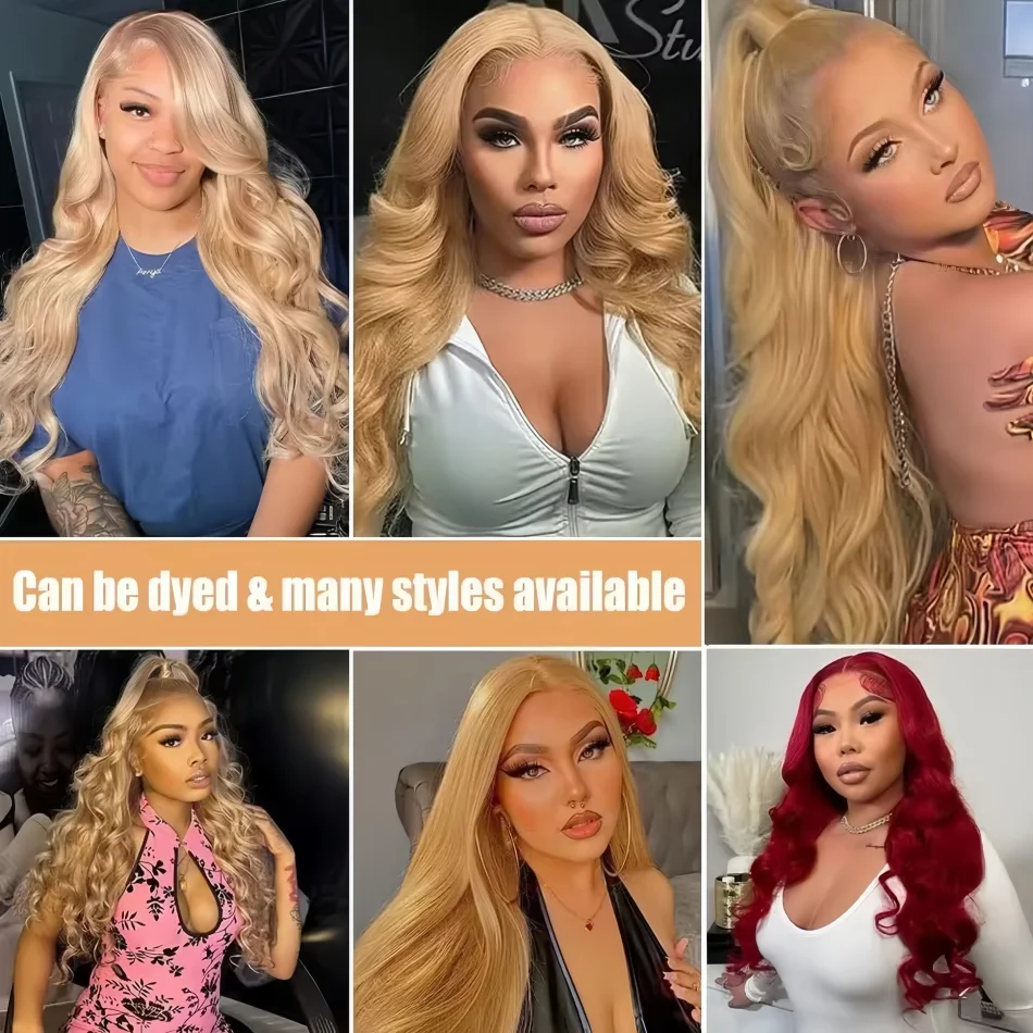 Honey Blonde Brazilian Body Wave Wig
