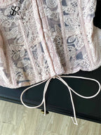 Floral Embroidery Corset