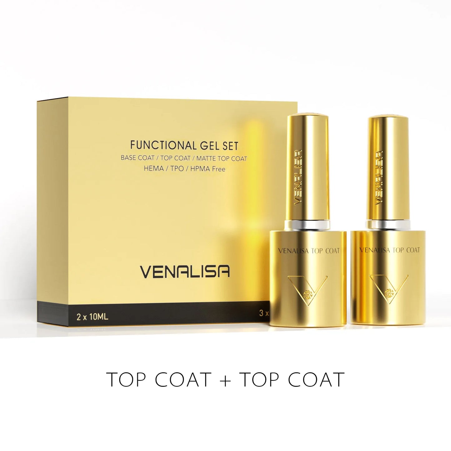 1/2/5pc 10ml VENALISA Nail Gel Polish High Quality Round Brush Soft Consistency Selfleveling  Gorgeous Color Collection Varnish