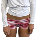 Low Rise Fold Over Shorts