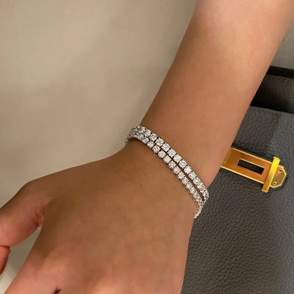 Moissanite Tennis Bracelet