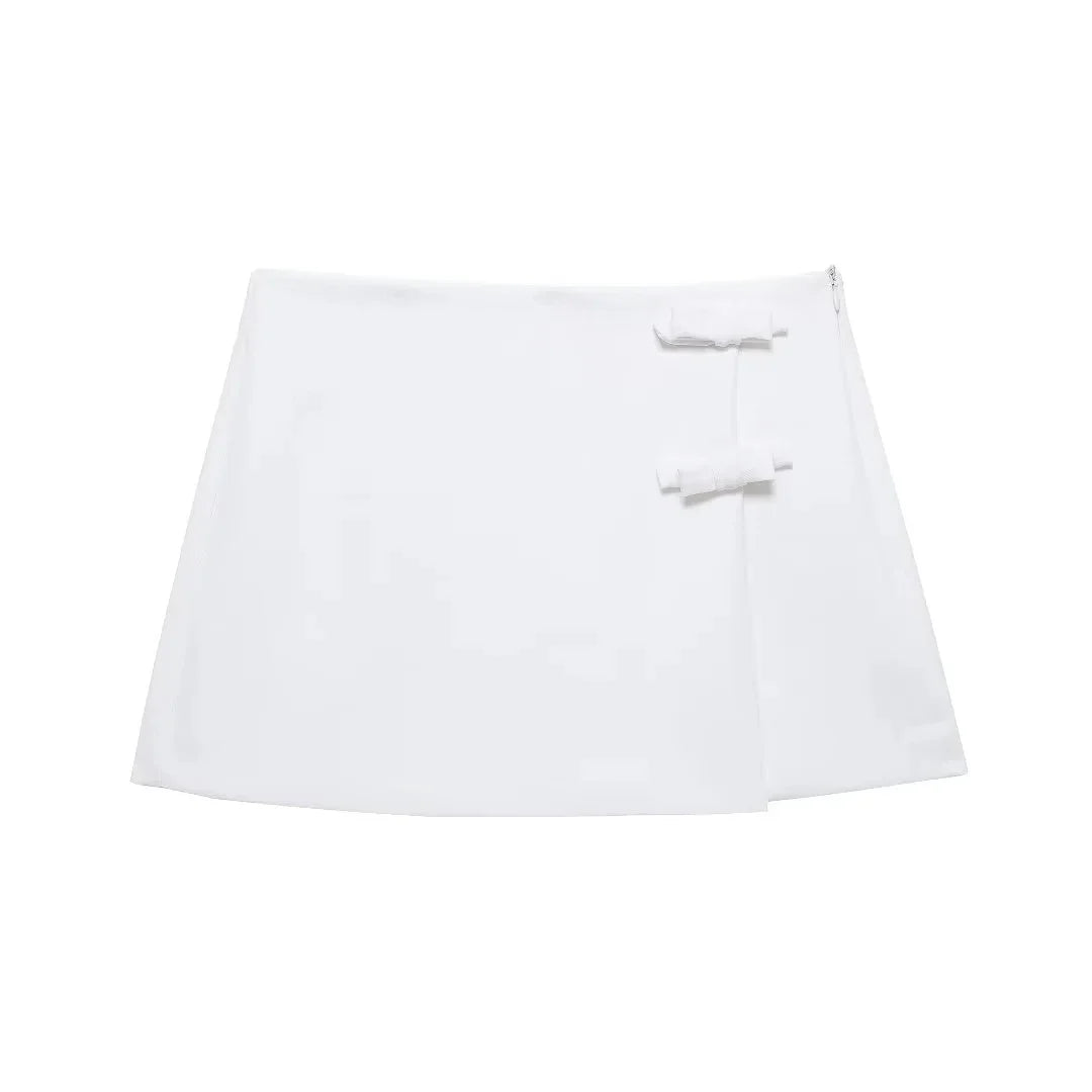 Asymmetric Low-Rise Skirt