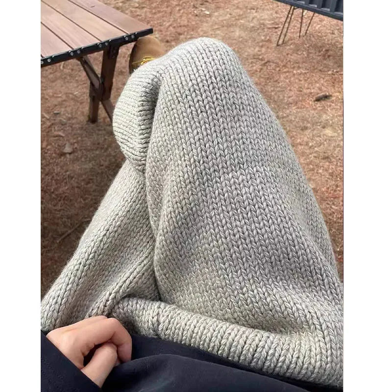 High Waist Casual Knitted Pant