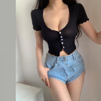 Short Sleeve Crop Top