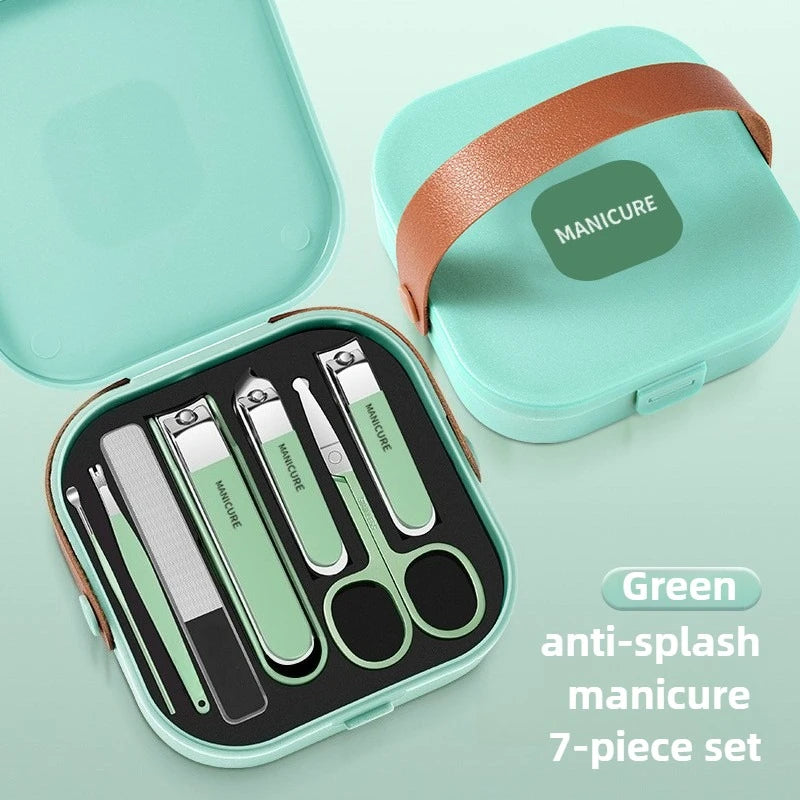 New Anti Splash Nail Clipper Set Portable Hand Withdrawal Trimming Nail Scissors Nail Clippers Nail Clippers Tools