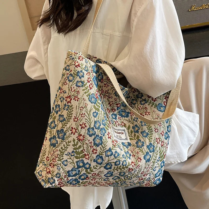 Floral Canvas Bag