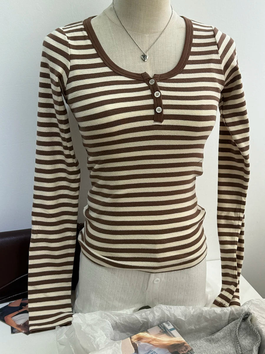 Striped Long Sleeve Tee