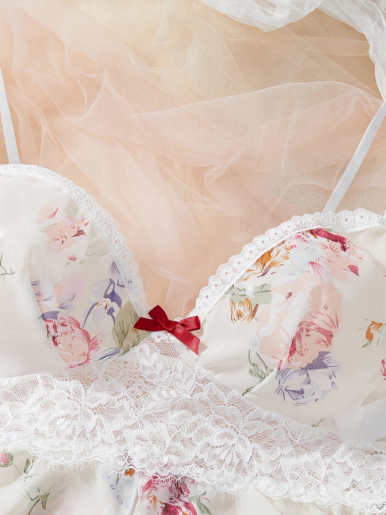 Floral Lingerie Set