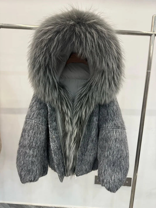 Down Fur Jacket