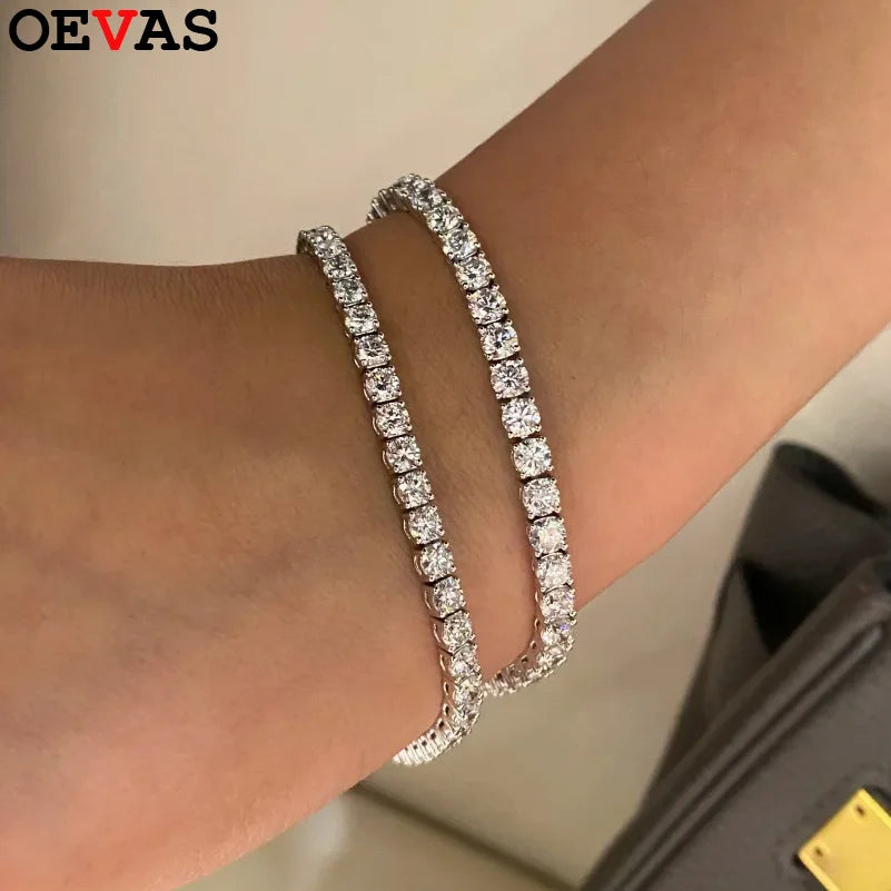 Moissanite Tennis Bracelet