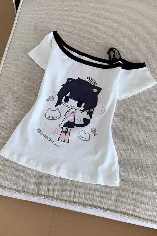 Off Shoulder T-Shirt