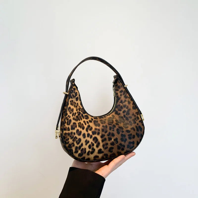 Cow Print Shoulder Bag