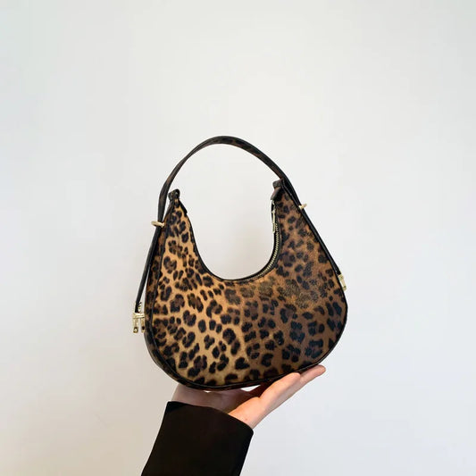 Cow Print Shoulder Bag