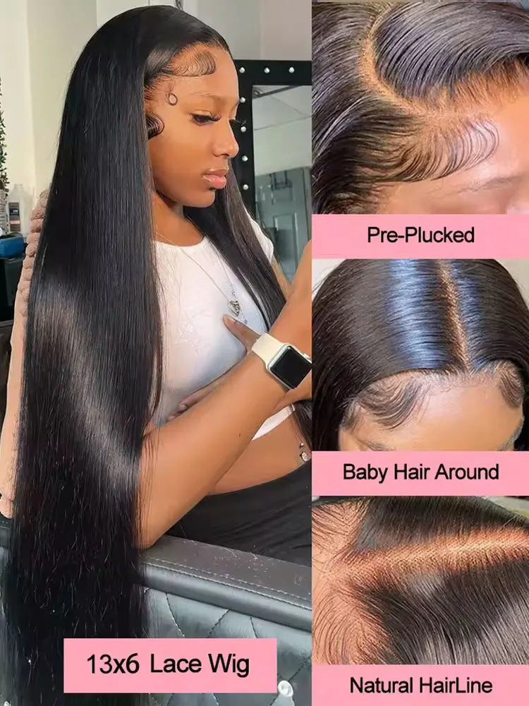 Black Brazilian Straight Wig