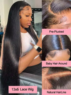 Black Brazilian Straight Wig