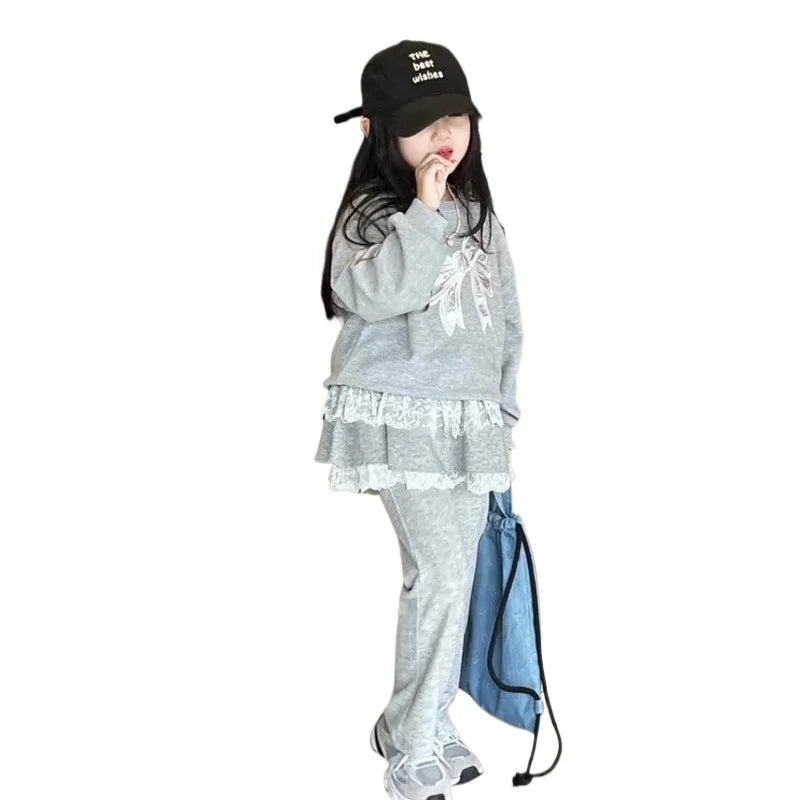 Sweatshirt Skirt 2-Piece Set