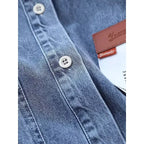 Loose Long Sleeve Casual Denim Shirt