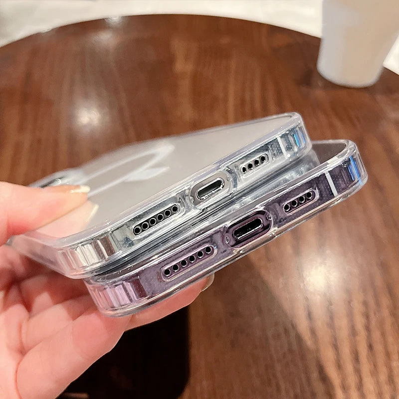 Magnetic Transparent Wireless Charge Case