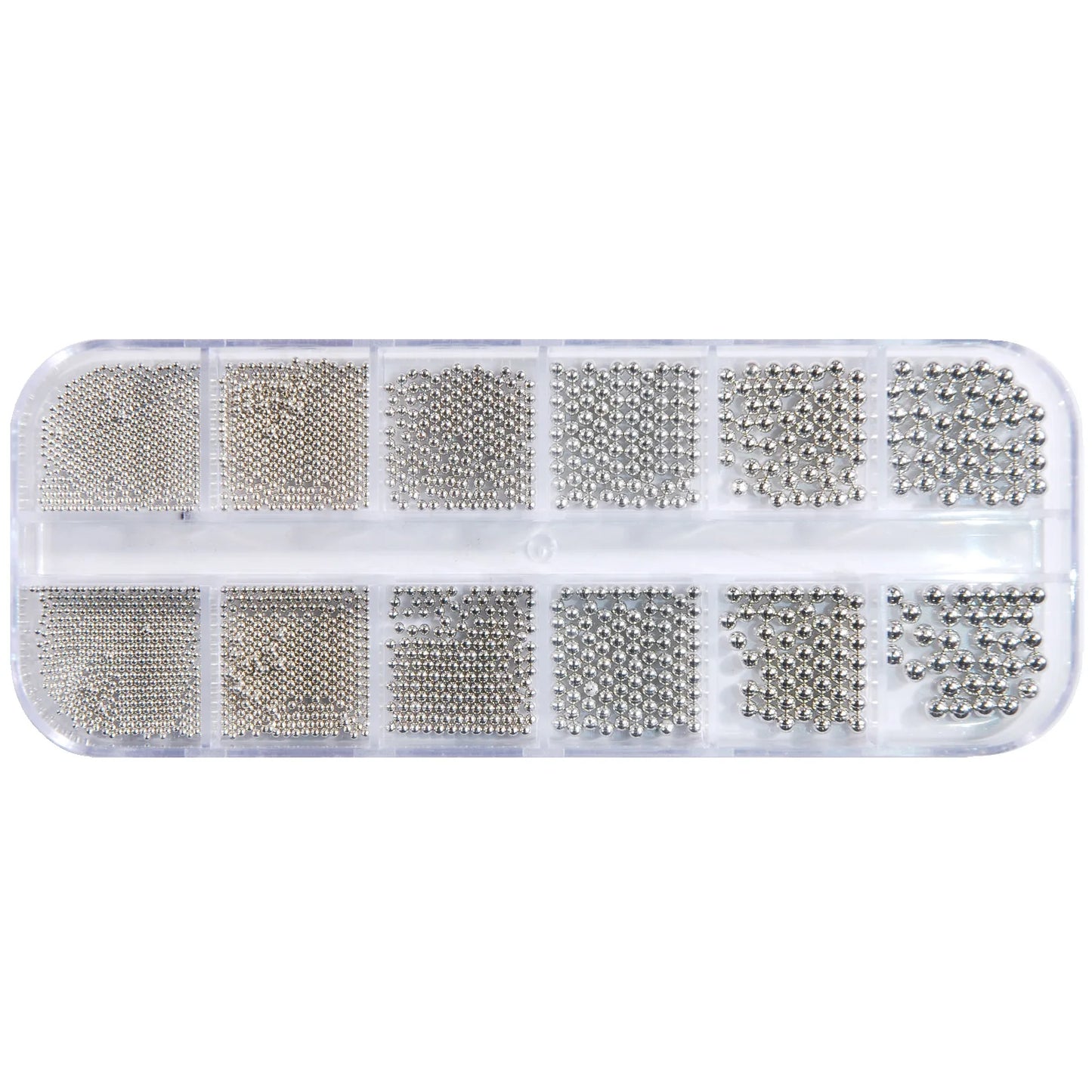 Gold/Silver Stainless Steel Nail Art Beads 3D Mini Alloy Caviar Ball Nail Charm Metal Micro Caviars DIY Nails Jewelry Accessorie