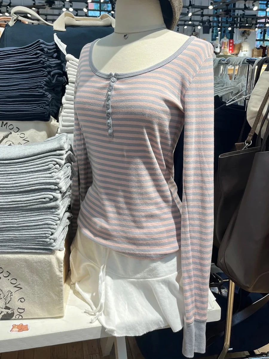 Striped Long Sleeve Tee