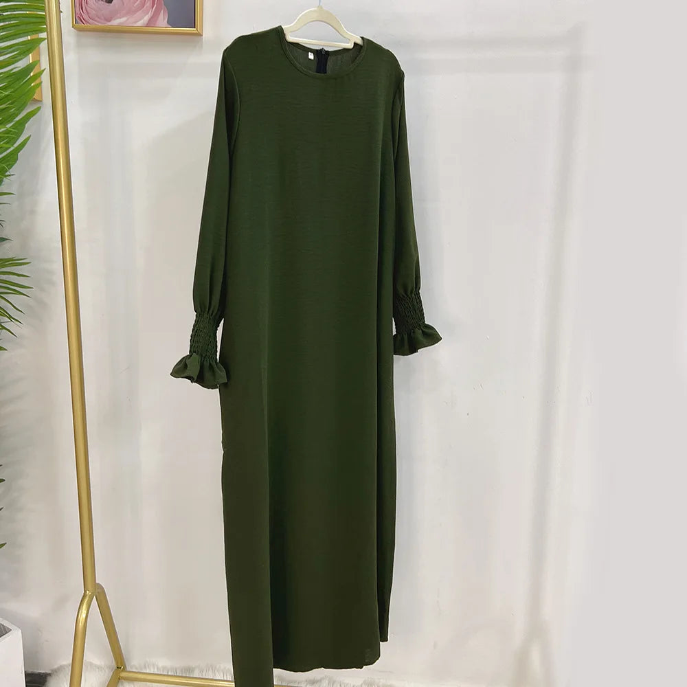 Loose-Fit Plain Abaya