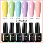 6Pcs Gel Nail Polish Set