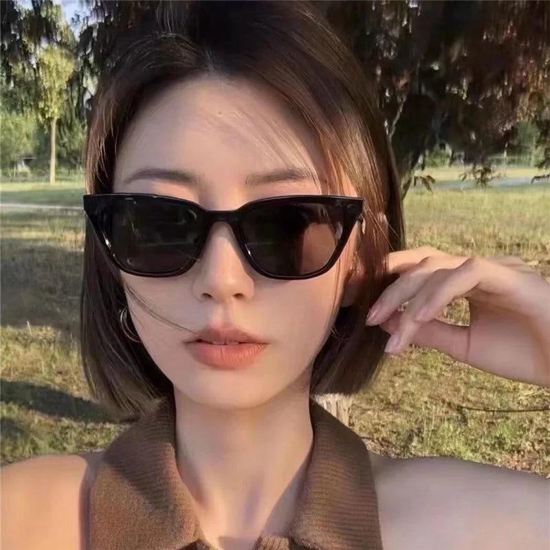 Summer Trendy Sunglasses Small Frame Cat Eye Gootrades UV400 Shades Vintage Eyewear Sun Protection Sun Glasses