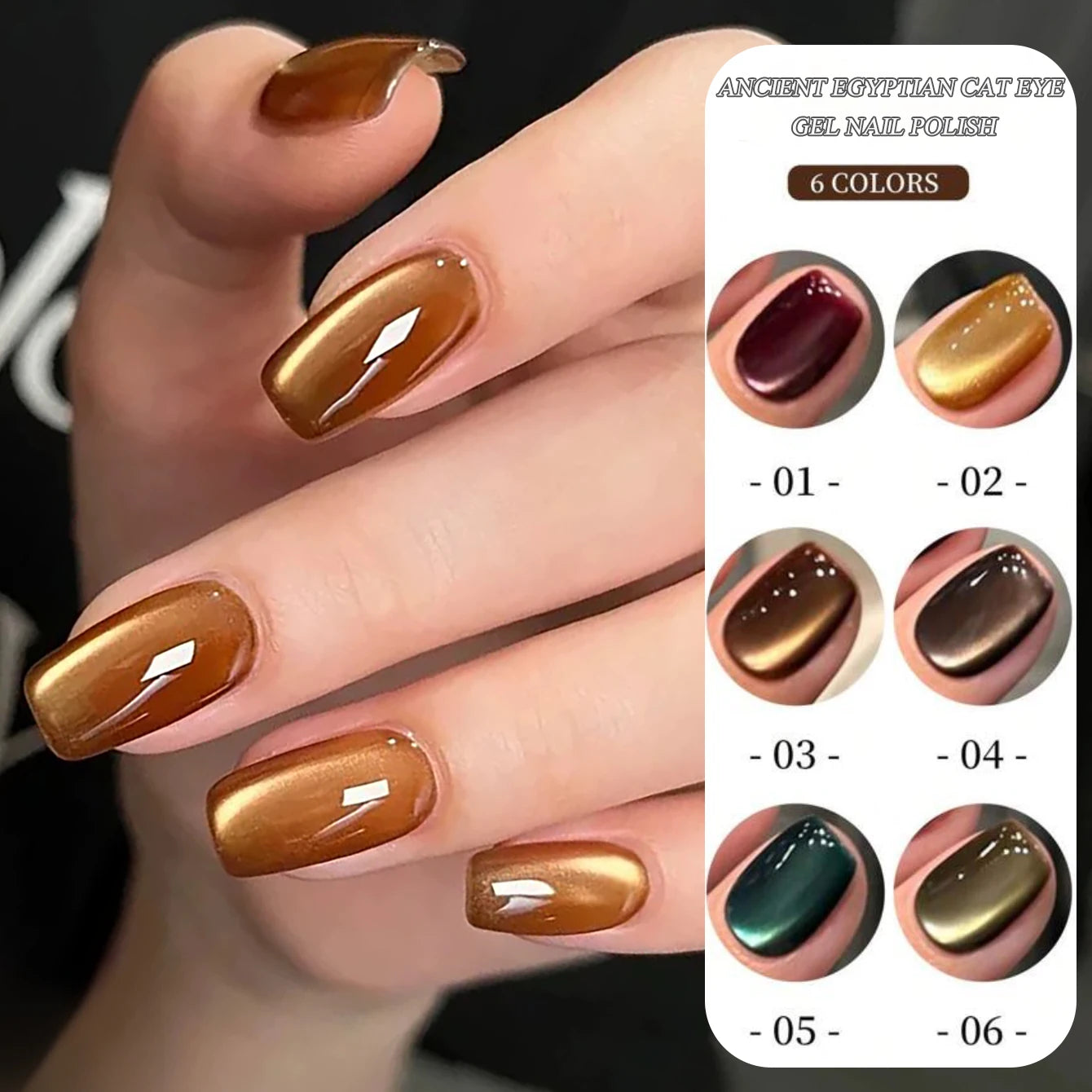 WS 1Pcs 10ML 2026 New Dragon Fruit Cat Eye Gel - Ultra-Bright Magnetic Polish with Diamond Sparkle Effect