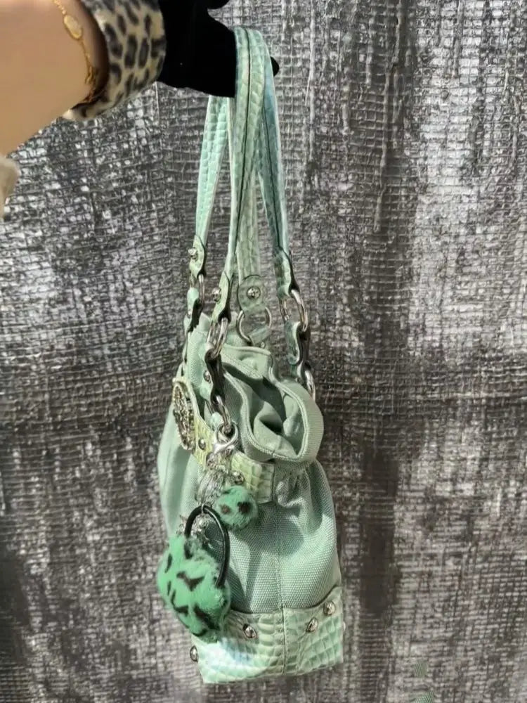 Embellished Hobo Bag