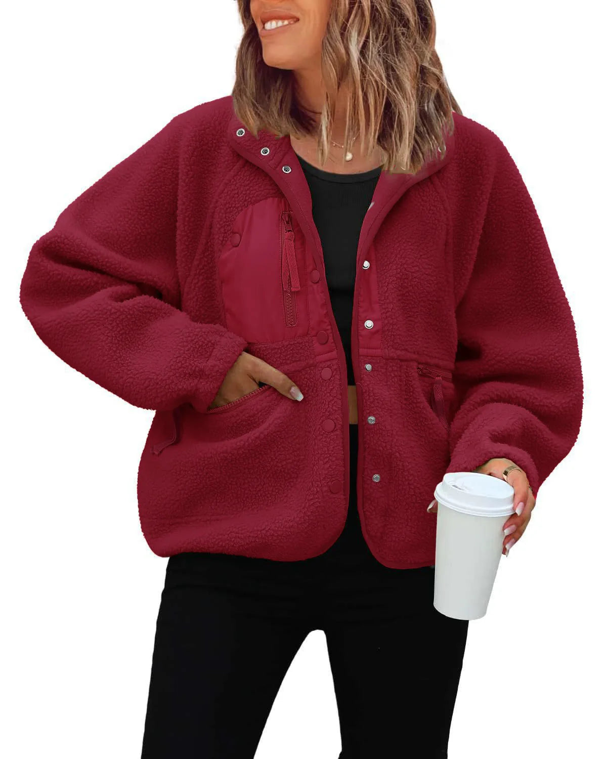 Fleece Loose Jacket