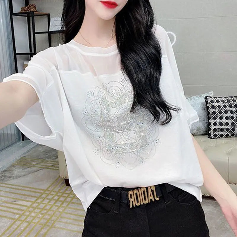 Geometric Diamonds Blouse