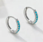 925 Sterling Silver Round Hoop Earrings