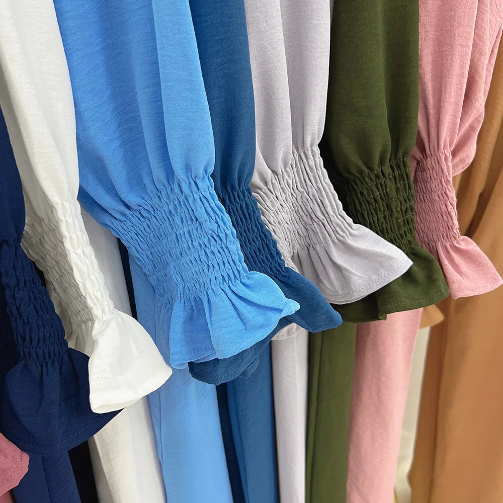 Loose-Fit Plain Abaya