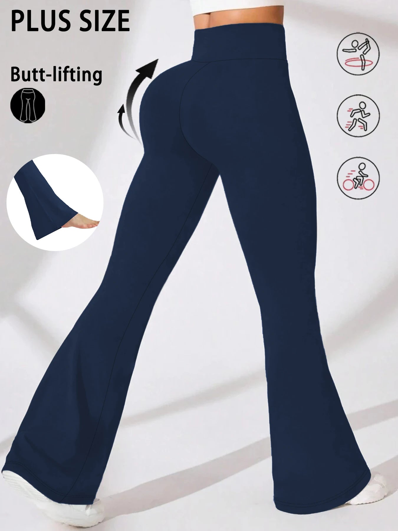 High-Rise Flared Yoga Trousers