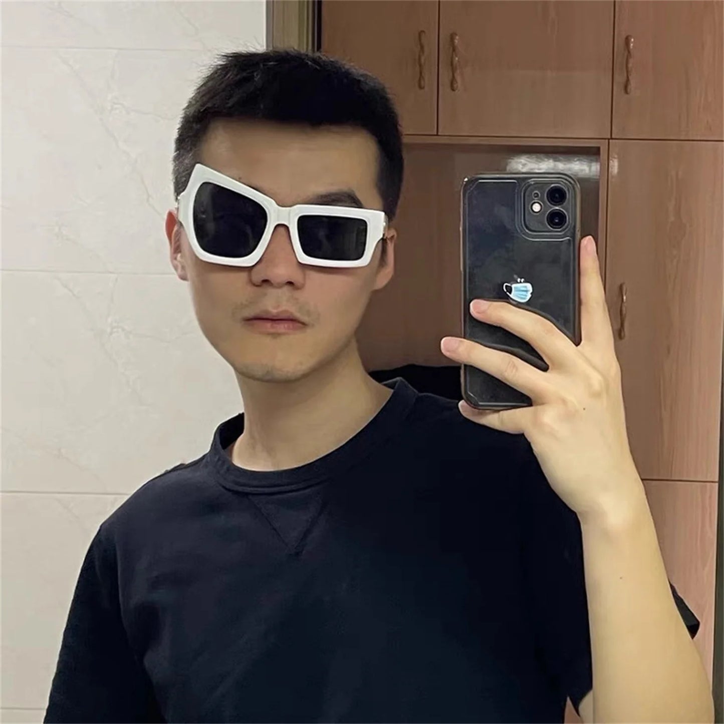 Irregular Square Sunglasses